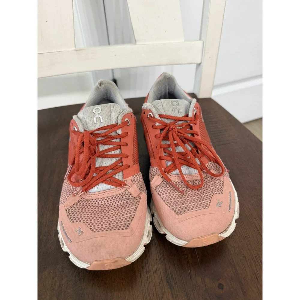 On Running Cloudflyer Women's Running Shoes Sneakers Ginger White Size 6